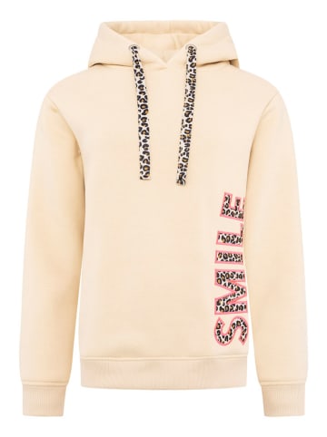 Zwillingsherz Bluza "Smile Leo" w kolorze beżowym