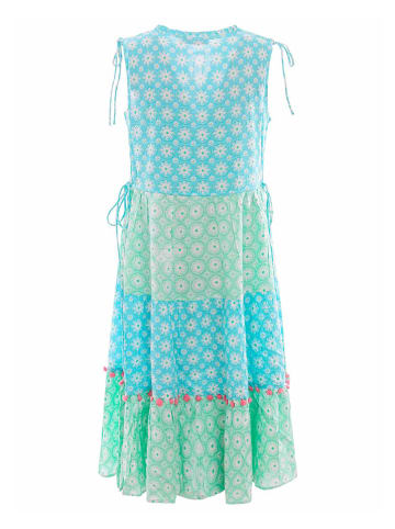 Zwillingsherz Kleid "Hailey" in Türkis/ Grün