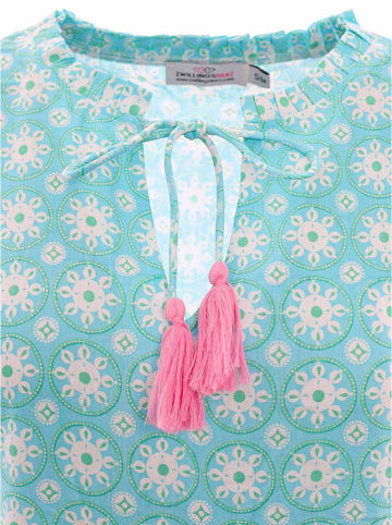 Zwillingsherz Jurk "Hailey" turquoise/groen