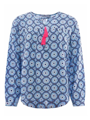 Zwillingsherz Bluse "Maike" in Hellblau