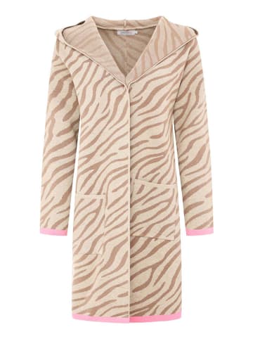 Zwillingsherz Cardigan "Zebra" in Beige