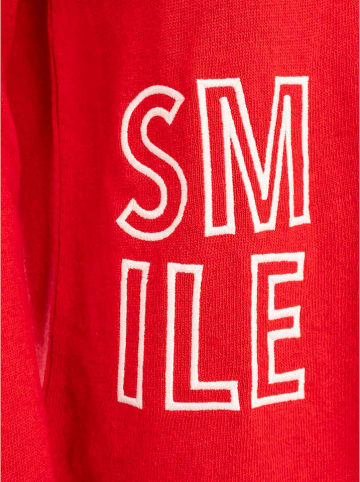 Zwillingsherz Pullover "Smile" in Rot
