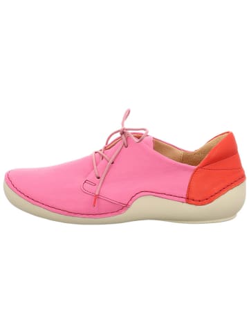 Think! Leren veterschoenen lichtroze