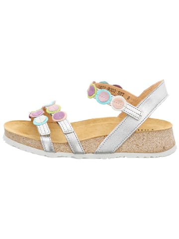Think! Leren sandalen zilverkleurig/meerkleurig