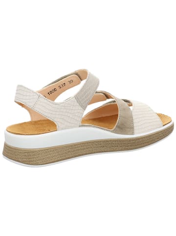 Think! Leren sandalen crème/beige