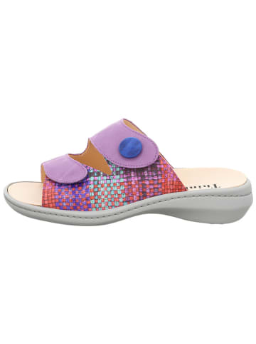 Think! Leren slippers paars