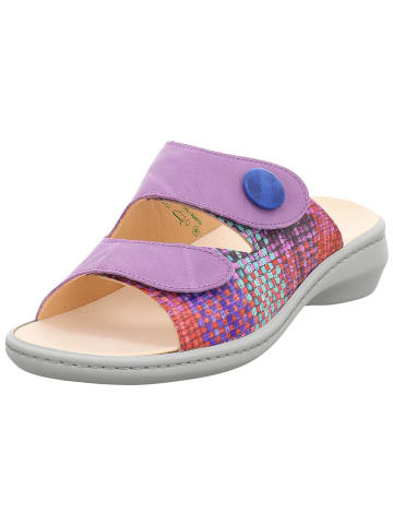 Think! Leren slippers paars