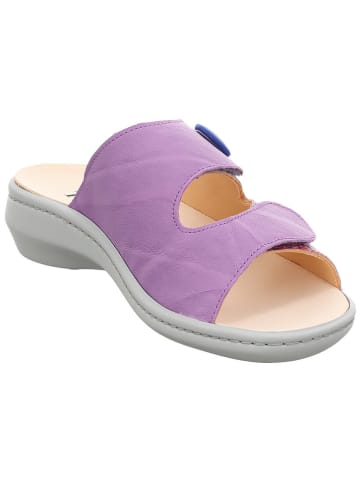 Think! Leren slippers paars
