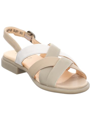 Think! Leren sandalen beige/wit