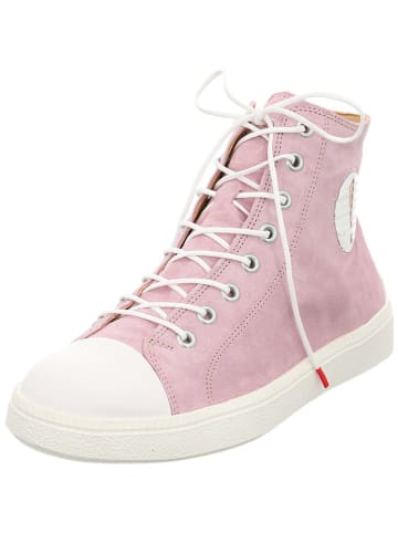 Think! Leder-Sneakers in Rosa