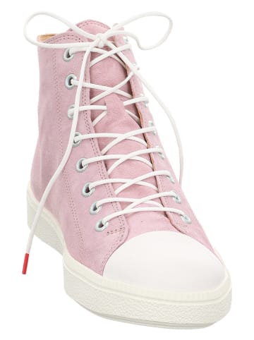 Think! Leder-Sneakers in Rosa