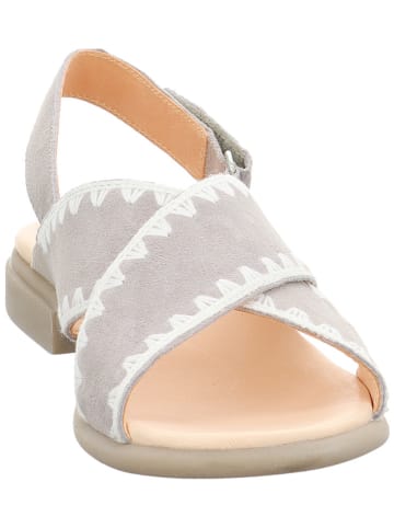 Think! Leren sandalen grijs