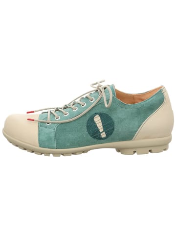 Think! Sneakers in Creme/ Türkis