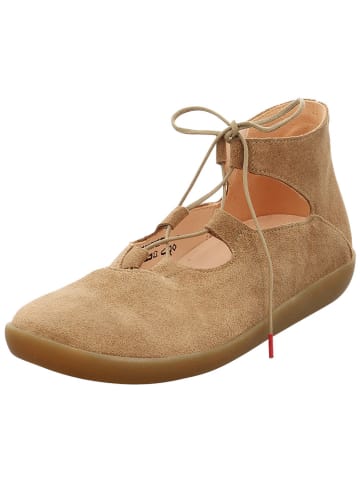 Think! Leder-Ballerinas in Beige
