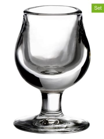 La Rochère France 6er-Set: Weingläser "Deguster" in Transparent - 20 ml