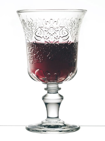 La Rochère France 6-delige set: wijnglazen "Abeille" transparant/goudkleurig - 260 ml