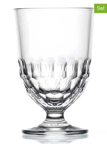 La Rochère France 6er-Set: Weingläser "Artois" in Transparent - 220 ml