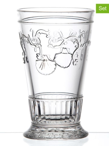 La Rochère France 6-delige set: longdrinkglazen "Versailles" transparant - 330 ml