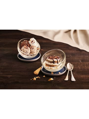La Rochère France 6-delige set: saladeschalen "Bubble" transparant - Ø 12 cm