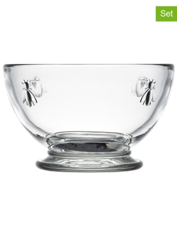 La Rochère France 6er-Set: Schalen "Abeille" in Transparent - Ø 10,5 cm