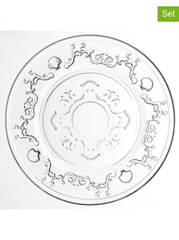 La Rochère France Talerzyki deserowe (6 szt.) "Versailles" - Ø 12 cm