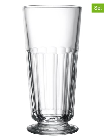 La Rochère France 6er-Set: Longdrinkgläser "Perigord" in Transparent - 370 ml
