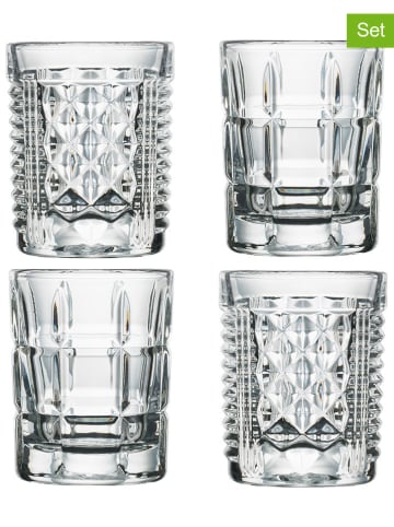 La Rochère France 4-delige set: tequilaglazen "After" transparant - 60 ml