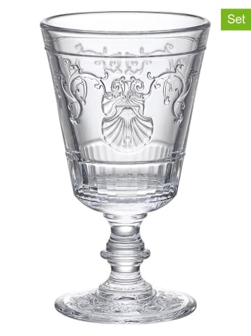 La Rochère France 6er-Set: Wassergläser "Versailles" in Transparent - 250 ml