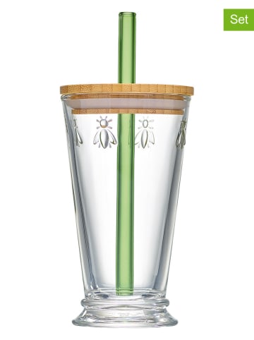 La Rochère France 3-częściowy zestaw "Abeille" w kolorze jasnobrązowym - 460 ml