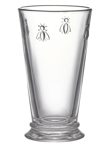 La Rochère France 3tlg. Glasset "Abeille" in Transparen/ Hellbraun - 460 ml