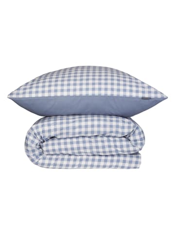Schiesser Renforcé beddengoedset "Vichy" blauw/wit