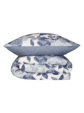 Schiesser Renforcé beddengoedset "Elisa" blauw/wit