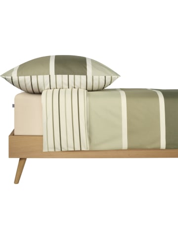 Schiesser Renforcé beddengoedset "Brody" kaki