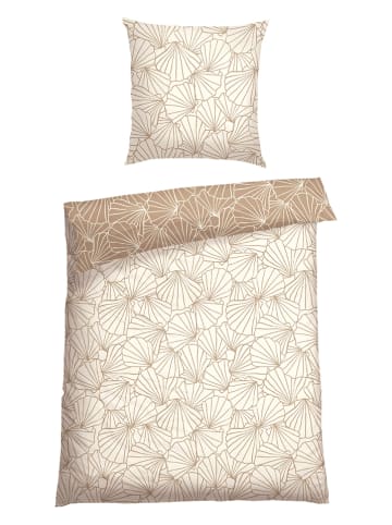 Schiesser Renforcé-Bettwäsche-Set "Mariel" in Beige