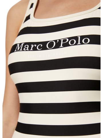 Marc O'Polo Strój kąpielowy w kolorze kremowo-czarnym