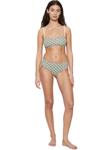 Marc O'Polo Bikini-Hose in Beige/ Schwarz
