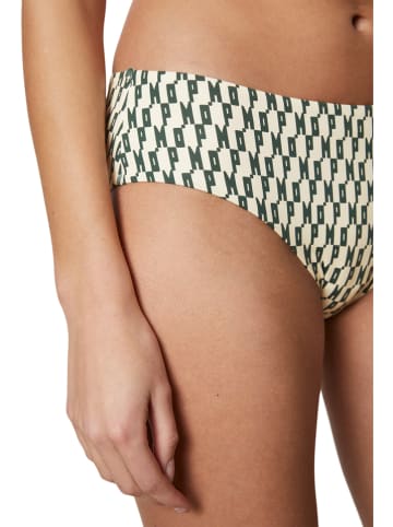 Marc O'Polo Bikini-Hose in Beige/ Dunkelgrün