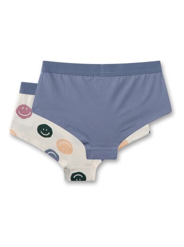 Sanetta 2er-Set: Slips in Blau/ Creme