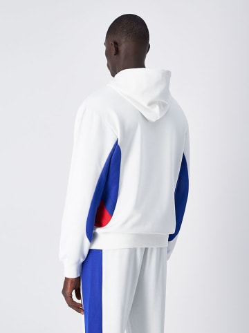 Champion Hoodie in Weiß/ Rot/ Blau