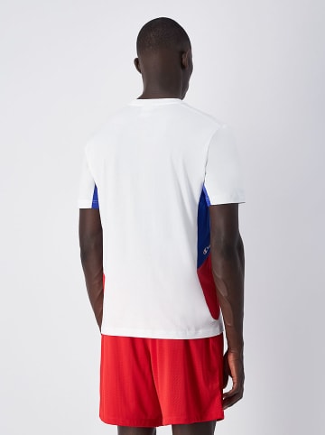 Champion Shirt wit/rood/blauw