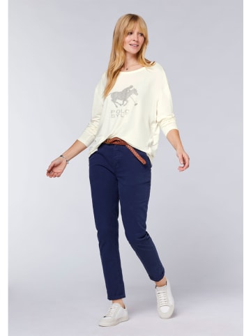 Polo Sylt Longsleeve in Creme