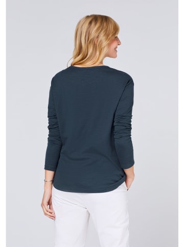Polo Sylt Longsleeve in Dunkelblau