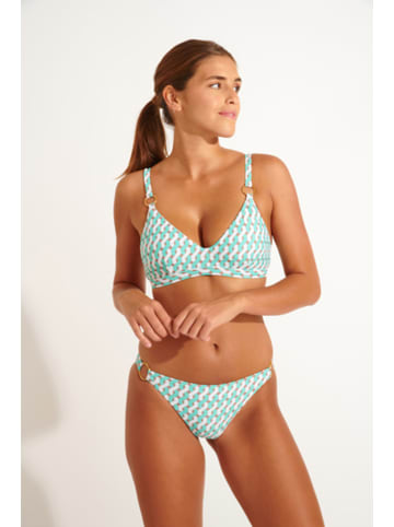 Livia Monte-Carlo Bikinislip "Camburi" turquoise/wit