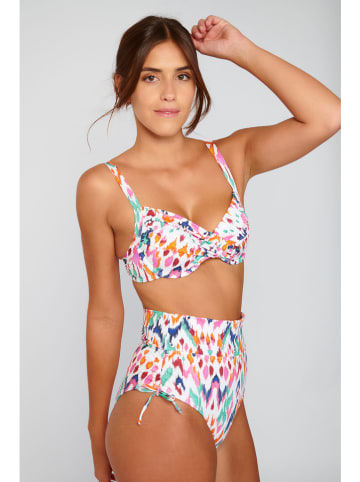 Livia Monte-Carlo Bikini-Oberteil "Makass" in Bunt