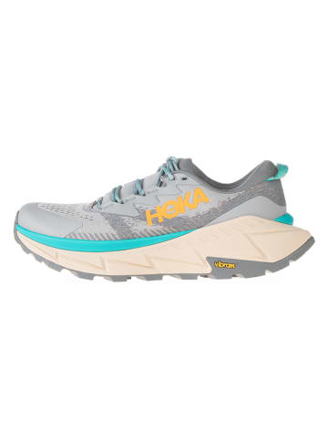 HOKA ONE ONE Laufschuhe "Skyline-Float X" in Grau/ Orange/ Türkis