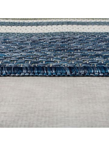 Flair Rugs Outdoorloper "Roma" blauw/kaki