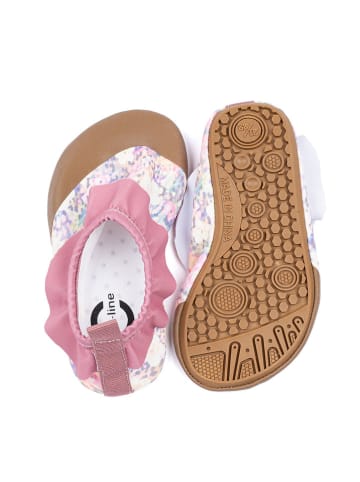 mikk-line Badeschuhe in Pink/ Hellbraun