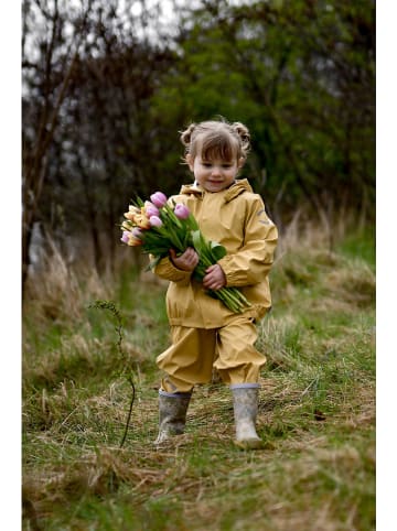 mikk-line 2-delige regenoutfit geel