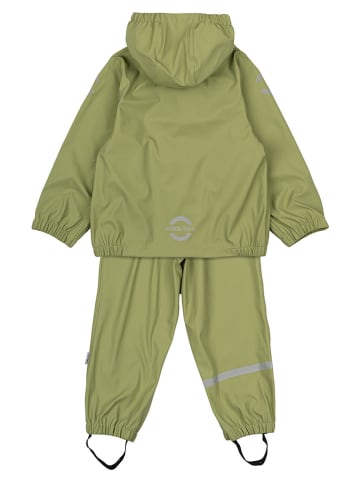 mikk-line 2-delige regenoutfit groen