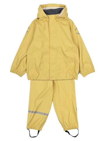 mikk-line 2-delige regenoutfit geel